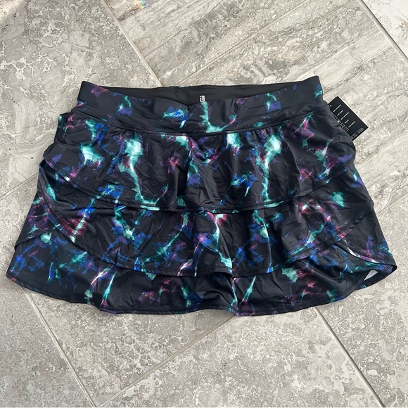 ID Ideology Plus Size Printed Celestial Sky Flouncy Skort, Size 3X New w/Tag - Picture 2 of 8